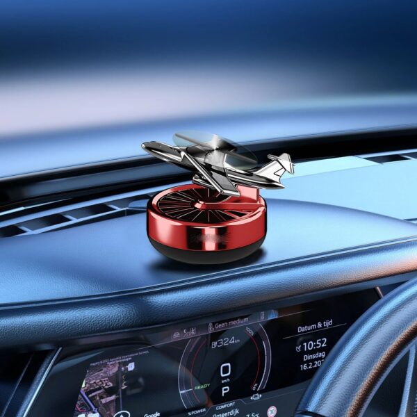 Gear shift and control buttons of a black car